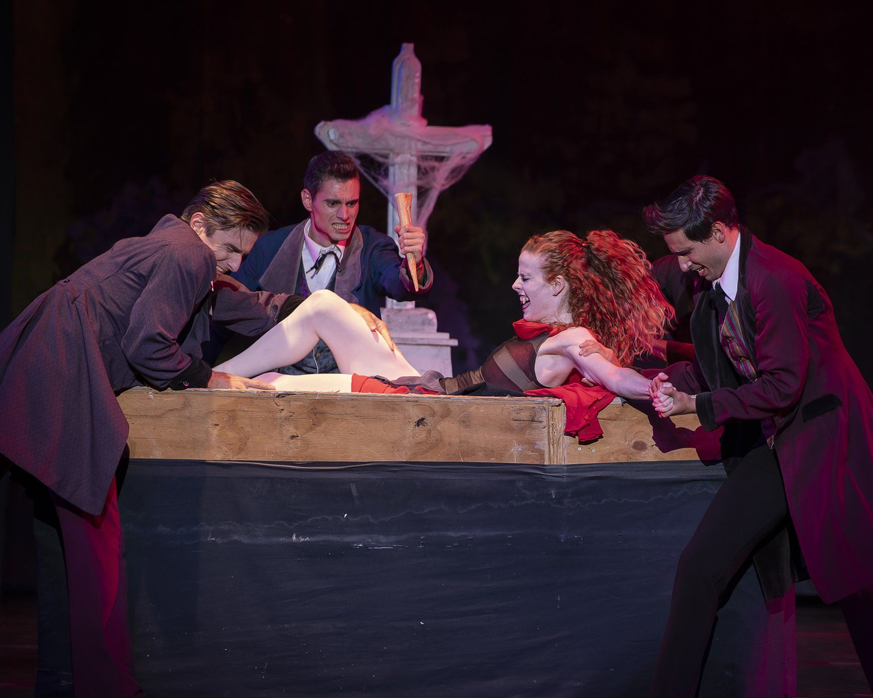 Dracula ballet production by Atlantic City Ballet