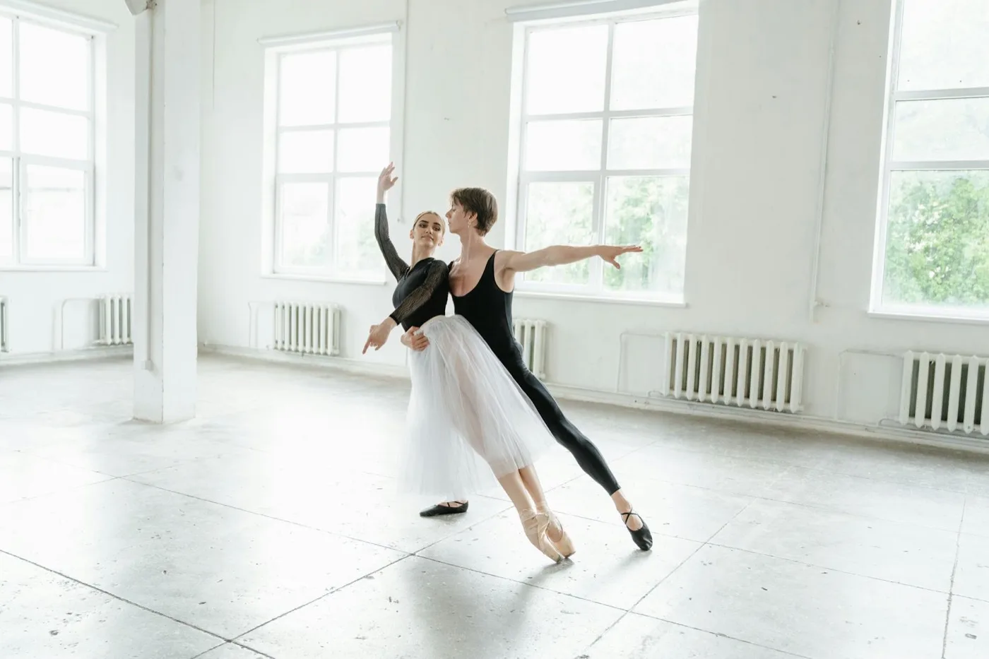 Ballet instruction at ACBT Academy